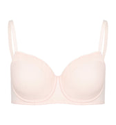 72433 Cotton Lace Spacer T-Shirt Bra - 1381 Powder